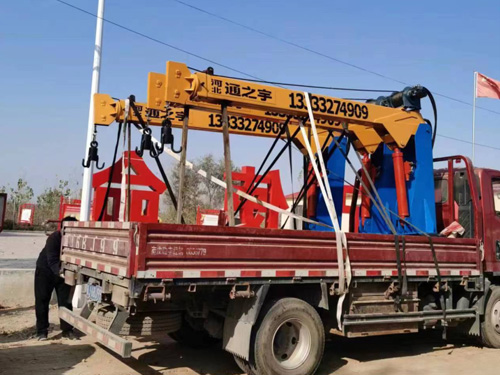 通之宇ty-1.5隨車小吊機安裝汽車家用吊運機
